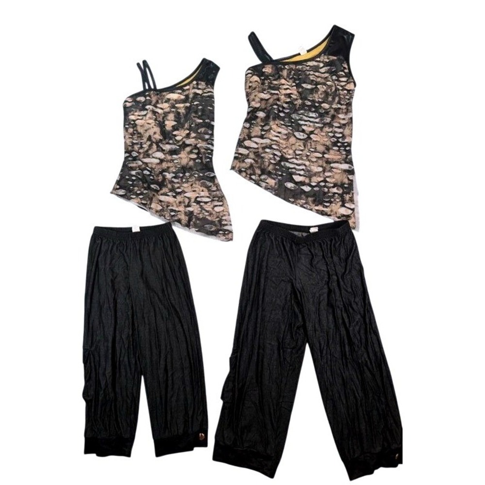 Lot of 2 A Wish Come True "So Dope" Hip Hop Dance Costumes - Sizes MA & XLA